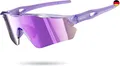 Fahrradbrille Herren Schnelle Brille Damen | UV400 Sonnenbrille Schutzbrille,