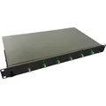 Helos LWL 19" Spleissbox 6 x LC/APC Duplex OS2, spleissfertig, schwarz (375551)