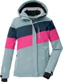 Killtec Skijacke KSW 197 GRLS SKI JCKT HELL RAUCHBLAU/NEON PINK/NACHT