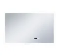 vidaXL Spiegel LED-Badspiegel mit Berührungssensor und Zeitanzeige 100x60 cm (1-St)