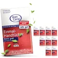 Jean Carol Einmal-Handtücher XXL, Extra stark, 17 Stück, 11er Pack (11 x 17 Stück), trockene Tücher für zuhause und auf Reisen