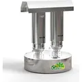 BioGreen Paraffin Gewächshausheizung "Warmax Power 5" aus Edelstahl 600 Watt - 40 % längere Brenndauer - Silber