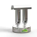 Bio Green Paraffin-Gewächshaus-Heizung WARMAX Power 5 aus Edelstahl | max. 600 Watt | für Gewächshäuser bis 5 m² | max. 3,5 Tage Brenndauer/Füllung