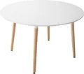 Runder Tisch 120cm weiß MARTHA