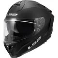 LS2 FF817 Challenger II Solid, Integralhelm - Matt-Schwarz - XL