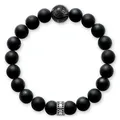 THOMAS SABO Armband Obsidian 925 Sterlingsilber