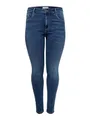 ONLY CARMAKOMA Damen Caraugusta Hw Sk Dnm Jeans Mbd Noos, Blau (Medium Blue Denim Medium Blue Denim), 52/L32 (Herstellergröße: 52)
