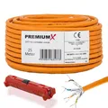 PremiumX 25m CAT 7 Netzwerkkabel LAN Ethernet Patchkabel Datenkabel Verlegekabel