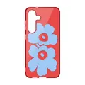 Hülle Galaxy S25 Floral Unikko Muster Trendig, Rot
