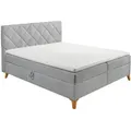 ED Lifestyle Ratford 6 Polsterbett Holzwerkstoff/7-Zonen-Tonnentaschenfederkern H2 - Braun