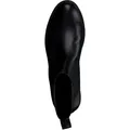 MARCO TOZZI Damen Stiefelette Leder Chelsea Boot flach Stretch 2-25366-41, Größe:38 EU, Farbe:Schwarz - Schwarz - 38