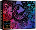 Puzzle - Night Reef | Für Erwachsene | 1000 Stück | Schwarz | Anspruchsvoll | Korallenriff Ozean Meer und Hai | 70 x 50 cm | Elena Essex