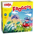 HABA Froggos Sammelspiel – Würfelspiel ab 6 Jahren mit frechen Spielzügen – für die ganze Familie – kompaktes Reisespiel & Mitbringspiel – 2012811001