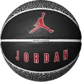 Nike JORDAN PLAYGROUND 2.0 8P DEFLATED Basketball in wolf grey-black-white-varsity red, Größe 7