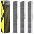 KF3TEC® Aktivkohlefilter 3er Pack für Siemens HZ381700 / Bosch HEZ381700 / Neff Z8500X0 hochwertiger CleanAir Aktivkohlefilter mit Teilenummer 17000822 Ersatzfilter für Umluftmodul