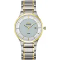 Quarzuhr MEISTER ANKER "Titan zweifarbig", grau (silberfarben), Armbanduhren, Herren