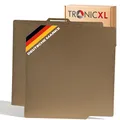 TronicXL 2X passend für Bambulab Druckplatte Doppelseitig Texturiert PEI 257x257mm, Magnetisch Spring Steel Druckbett Bambu Lab P1P P1S P2S X1 3D Drucker (Double Textured PEI)