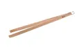 GEFU Grillzange NATURA aus Buchenholz | Extra Lange 48 cm Zange mit Wellenenden und Aufhängeöse