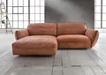 BETYPE Ecksofa Be Type Be Chilled, Mega Sofa, Bezug: hochwertiges Anilinleder, L-Form, in 2 Breiten mit stylischer und offener Nahtführung