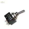 5 x Miniatur Kipp-Schalter schwarz 2-polig 230V/3A MINI