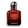 Emporio Armani Stronger With You Parfum, Armani Beauty für Herren, Herrenduft, Holzig-warmer Amber-Duft, mit Rum, Bergamotte, Lavendel, Zedernholz und Vanille, 50ml