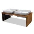 REPLUS Futterstation Meshidai True - Doppelnapf - XS