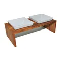 REPLUS Futterstation Meshidai True - Doppelnapf - XS Futternapf Hundenapf Futter