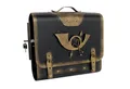 Briefkasten-Versandshop Wandbriefkasten Briefkasten alter Ranzen Posthorn Antik-Look Design Schultasche Wandbr, Öffnung Links