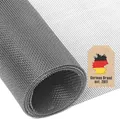 Intirilife Fliegennetz aus Fiberglas Grau Meterware Breite 150cm Maschenweite 1,2mm - UV beständig Fliegengitter Insektenschutz Gitter Fenster Tür