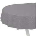 ANRO Tischdecke Wachstuchtischdecke Gartentischdecke Wachstischdecke (Einzelstück 1-tlg), Glatt 140x240cm Oval wasserabweisend mit Saum grün Oval | 140 cm x 240 cm x 0.25 mm