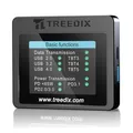 USB-C Kabeltester 2,4" Farbdisplay – eMarker & Widerstandstest, alle Anschlüsse.