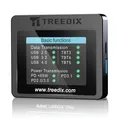 USB-Kabeltester, 2,4-Zoll-Farbdisplay USB-C-Kabeltester,USB-Tester unterstütz...