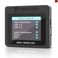 USB-Kabeltester, 2,4-Zoll-Farbdisplay USB-C-Kabeltester,USB-Tester unterstützt 
