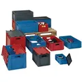 LA KA PE Transportkasten Polypropylen blau Schwerlast 600x400x210mm hochbelastbar - VTK 600/210-0 - Blau