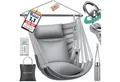 KESSER Hängesessel Haiti 150kg Traglast, Indoor & Outdoor Hängestuhl (Hängeschaukel mit 2 Kissen, Tragetasche, Flaschenhalter & Montage-Set), 360° Hängematte Pflegeleicht, UV-beständig & Wasserfest