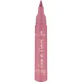 essence line n’ STAIN! TATTOO LIP LINER 01 Everyone's Nude-Pink – Flüssiger Lipliner – Hochpigmentiert & Langanhaltend – Natürliches Tattoo-Finish – Vegane Kosmetik ohne Parfum – 2,5 ml