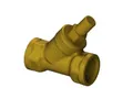 Messing Rückschlagventil Schrägsitz 1/2"