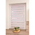 Doppelrollo Maringa Klemmfix, K-HOME, Lichtschutz, ohne Bohren, Klemmfix, in verschiedenen Größen und 11 Farben erhältlich rosa 35 cm x 150 cm