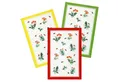 Kracht Geschirrtuch Marienkäferwiese, (Set, 3-tlg., Set), 3er Pack Geschirrtücher (3 Stück), ca. 45 x 70 cm, Baumwolle bedruckt