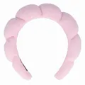 PARSA Beauty Hair Heroes – Cozy Styles Rosa Haarreif Mikrofaser – Breites Schmink Haarband für Damen – Softes Rosa – Ideal für Skincare Routine – Trendiges Hairband für Makeup