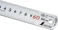 FAMEX 12525 Shinwa Lineal aus Edelstahl 60 cm - Stahllineal Metalllineal - 13137