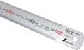 FAMEX 12525 Shinwa Edelstahllineal 60 cm mit Pick-up Stahl Lineal Metall 13137