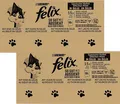 120 x 85g Felix So gut wie es aussieht (€ 5,36/kg) mit Rind Lachs Huhn Thunfisch