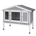 Kerbl Pet Nagerstall 4-Season Superior, Kleintierstall, Nagerstall, 130x66x110cm, Holz, Hasen, Kaninchen, Meerschweinchen, für Jede Jahreszeit