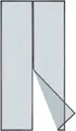 Magnetisches Tür-Moskitonetz APALUS 140 x 240 cm grau B-WARE