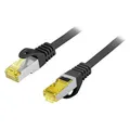 equip Patchkabel Cat6A S/FTP 2xRJ45 7.50m Outdoor schwarz (S/FTP, CAT6a, 7.50 m) (605105)