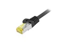 Equip 605105 Equip Patchkabel Cat6A Outd. S/FTP 2xRJ45  7.50m  schw. LSZH Polybe