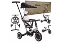 COIL Dreirad Lauflernrad, Kinderlaufrad, Dreirad/Laufrad, Balance Bike, 6in1, Kunststoffsitz, ab 12 Monaten, Gummiräder, Höhenverstellung