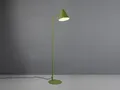 Kleine dimmbare Retro Stehlampe zum Lesen mit Schwenkarm, Grün, Höhe 126,5cm