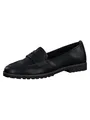 Tamaris Damen Loafer flach, schwarz, 40 EU
